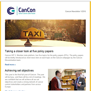 Cancon Newsletter 1/2016
