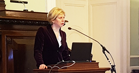 The Health Minister of Latvia Anda Cakša