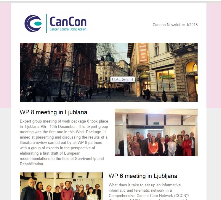 Cancon Newsletter 1/2015